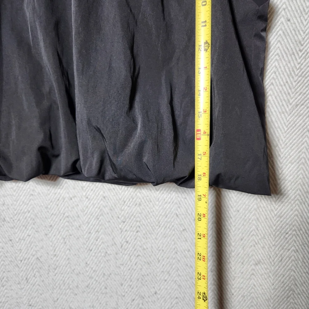 Zara Size Medium Black Sleeveless Balloon Women's Top New With Tags - Picture 6 of 9